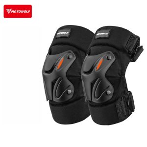 MOTOWOLF Motorcycle Knee Pads, Hard Shell Anti-Fall Knee Protector for Riding & Racing